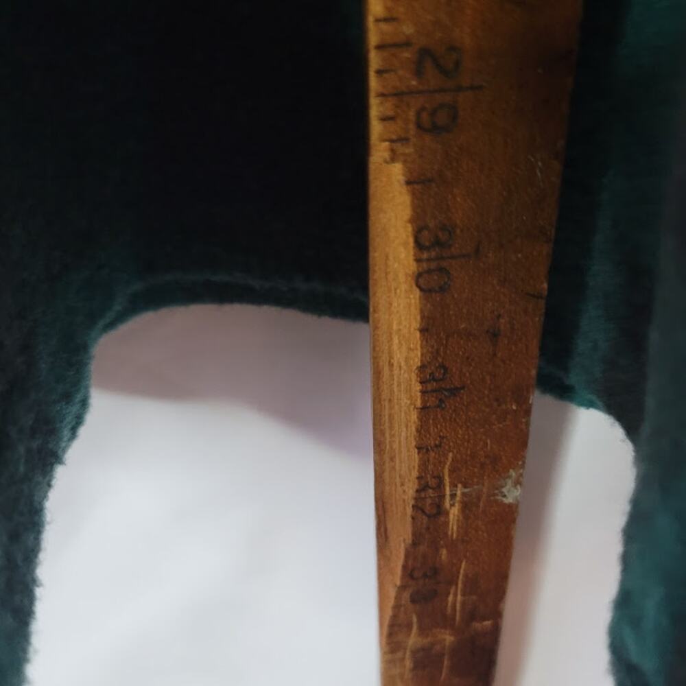 Soft Surroundings- Women's 1/4 button Green/Black tunic- sz Large - Picture 4 of 6
